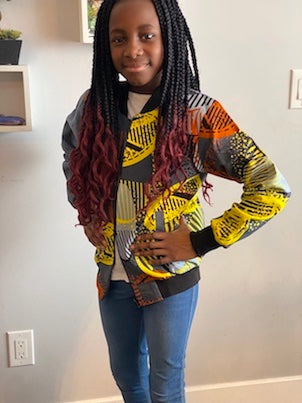 Azriella Bomber Jacket - Bright O!