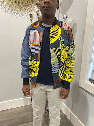 Azriella Bomber Jacket - Bright O!
